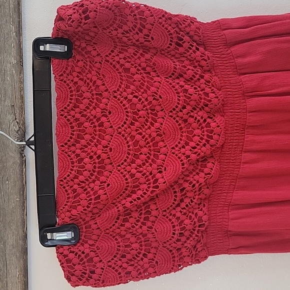🔴🍀Lucky Brand Strapless Dress SZ Med - Picture 2 of 10
